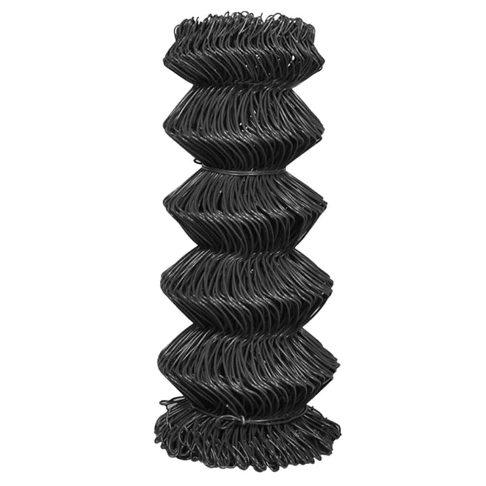Voir la diapositive 2 : VIDAXL Cloture a mailles Acier 25 x 0,8 m Gris