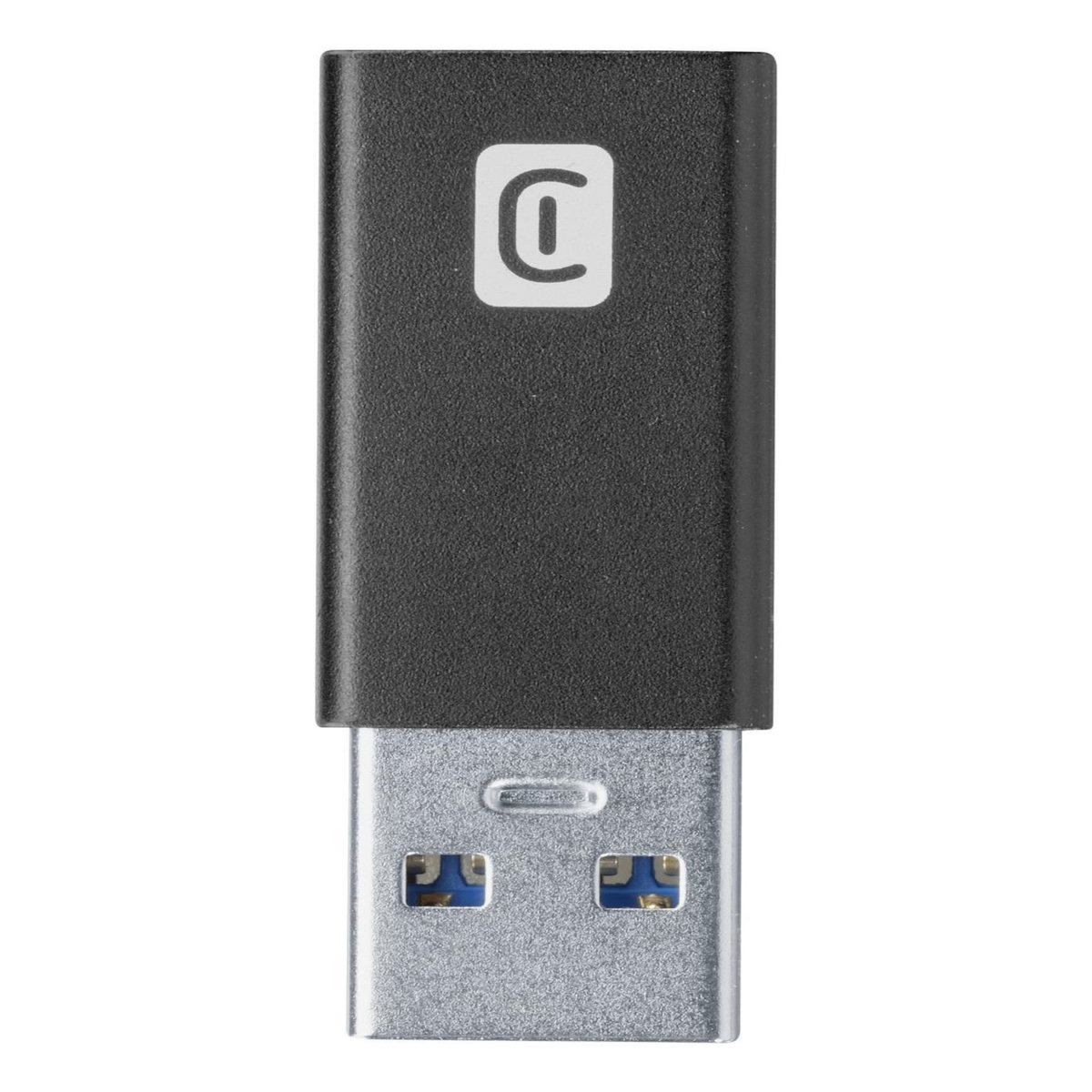Cellularline Adaptateur USB adaptateur voiture USB-C vers USB-A