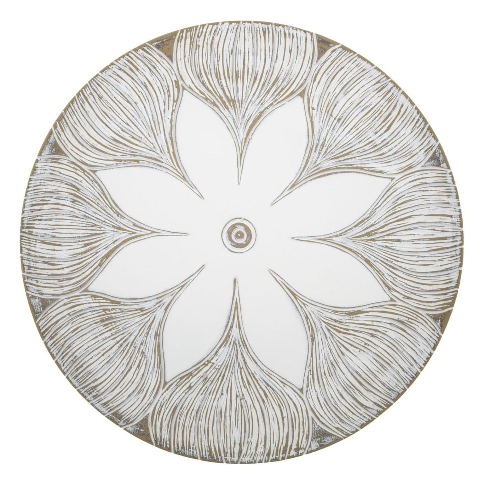 Voir la diapositive 2 : Paris Prix Vide-poche design en polyrésine  atene  35cm blanc