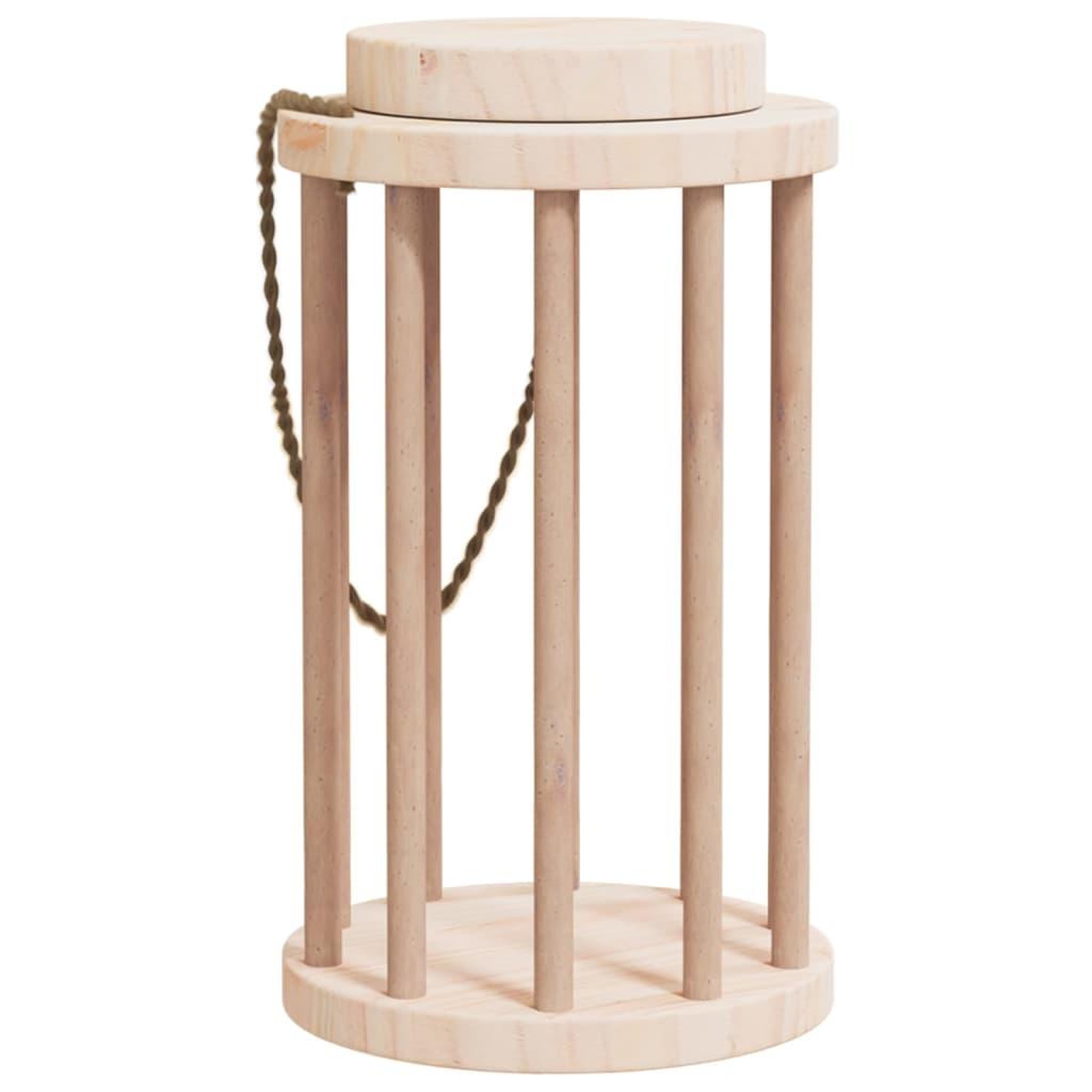 Voir la diapositive 5 : VIDAXL Mangeoire a foin pour lapins Ø15x25,5 cm bois massif de sapin