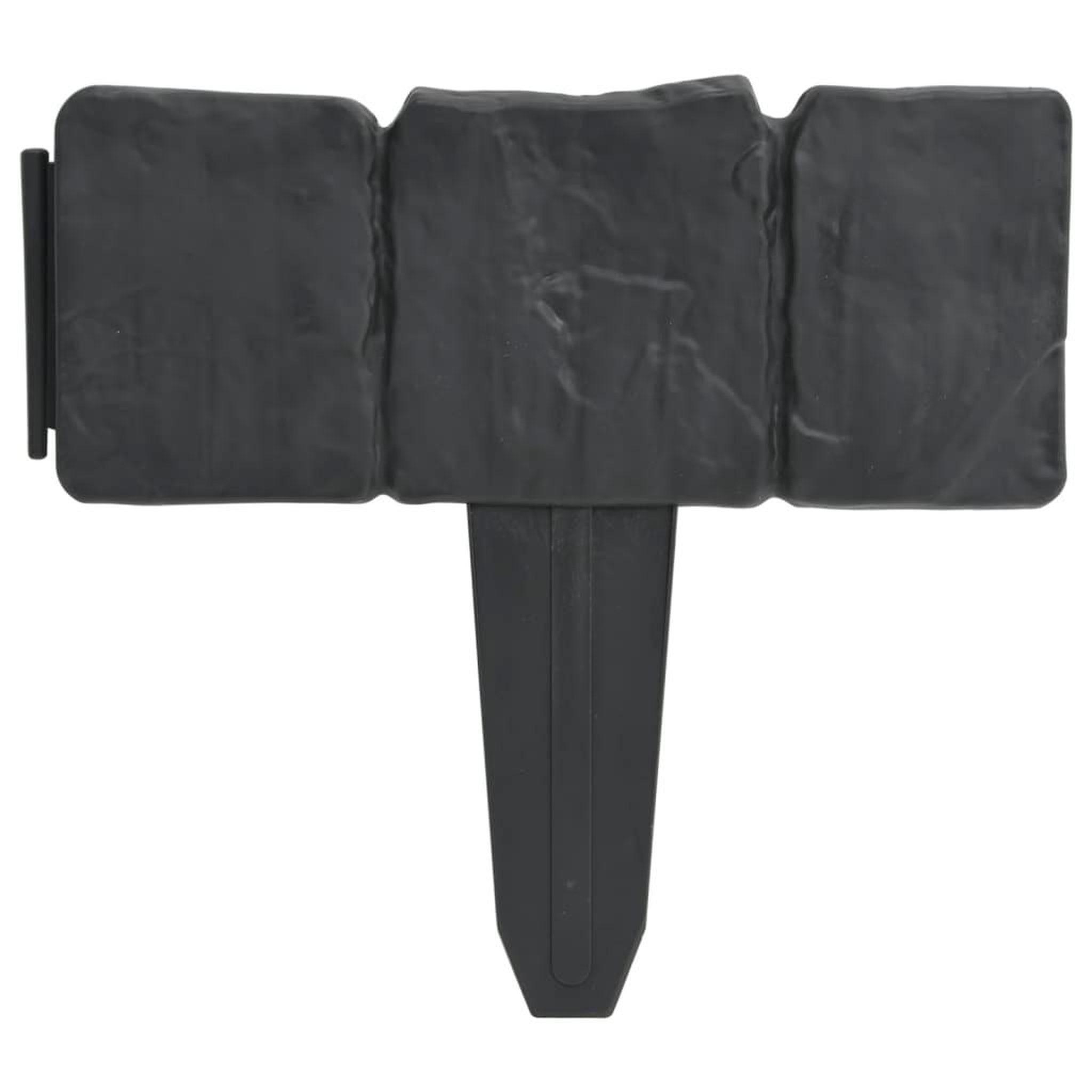 Voir la diapositive 2 : VIDAXL Cloture de jardin/pelouse plastique aspect de pierre 41 pcs 10m