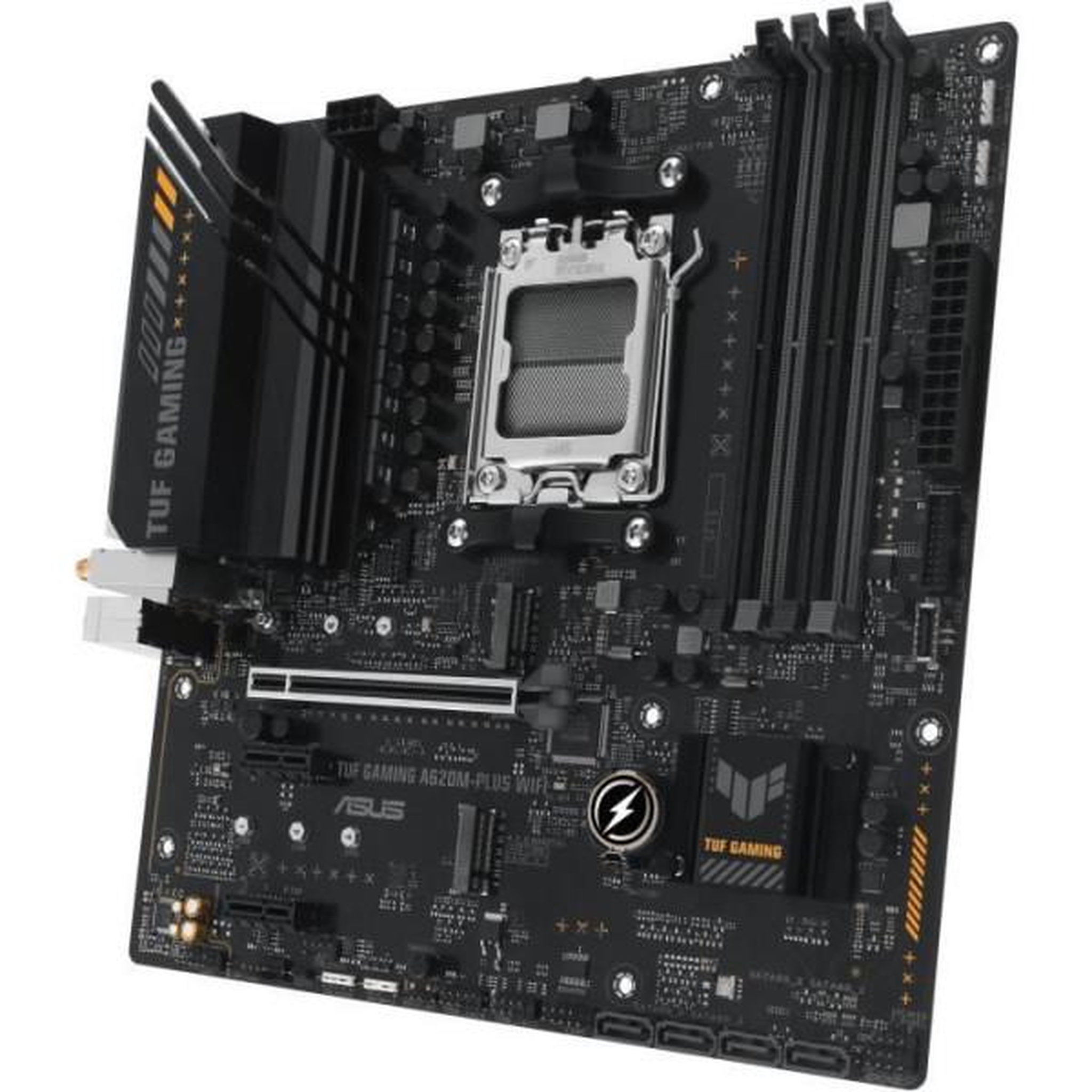 Voir la diapositive 4 : ASUS Carte mere - ASUS - TUF GAMING A620M-PLUS WIFI - AMD A620 - AM5 - DDR5-SDRAM