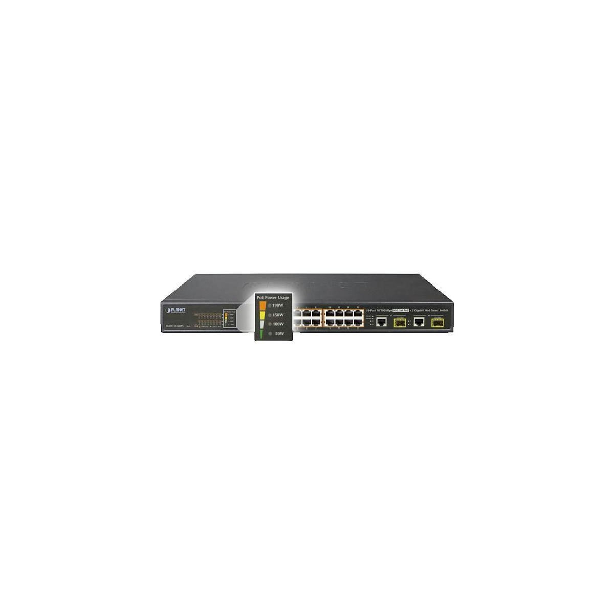 Planet Switch réseau Planet FGSW-1816HPS gestion PoE