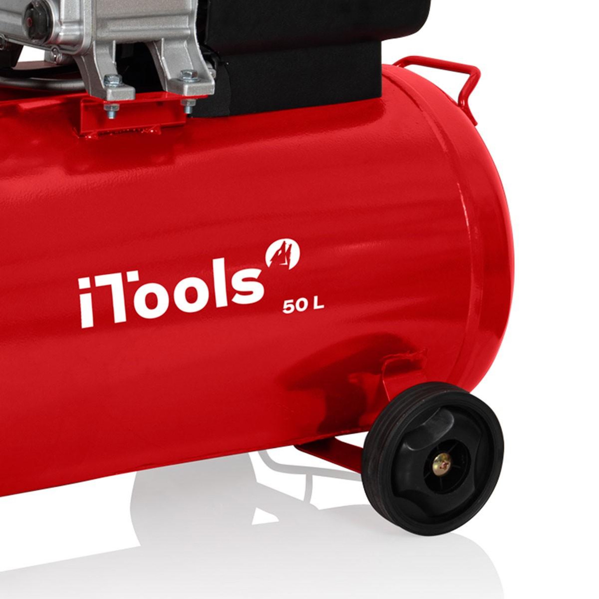 Voir la diapositive 6 : iTools Compresseur d'air 50l 8 bar 115 psi silencieux 2cv 1.5kw + kit 5 accessoires air comprimé itools