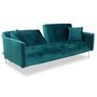 Voir la diapositive 4 : Paris Prix Canapé Convertible 3 Places  Lacla  191cm Vert