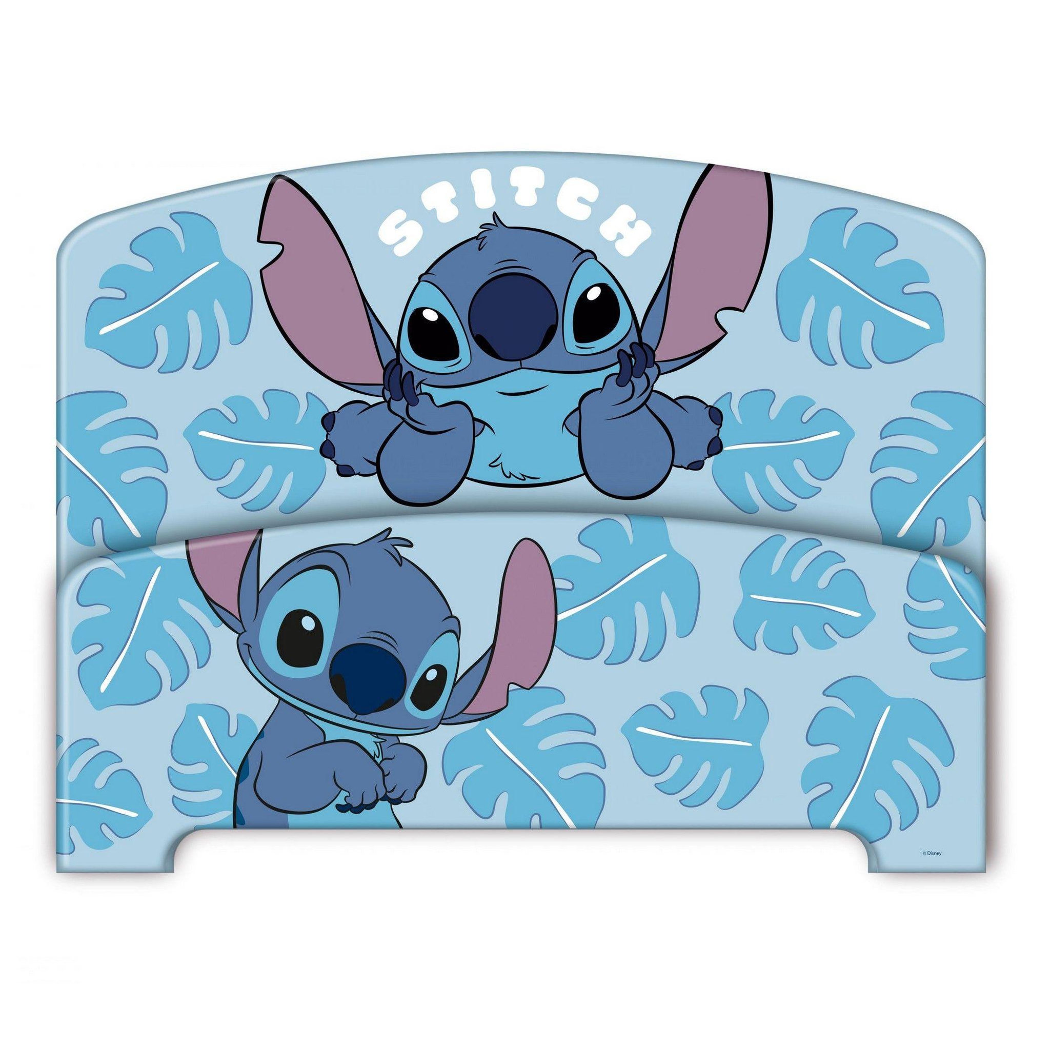 Voir la diapositive 4 : DISNEY Lit enfant lilo & stitch 70x140 cm - mdf bleu