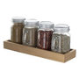 Voir la diapositive 1 : FIVE Porte Épices Bambou  4 Épices  Transparent