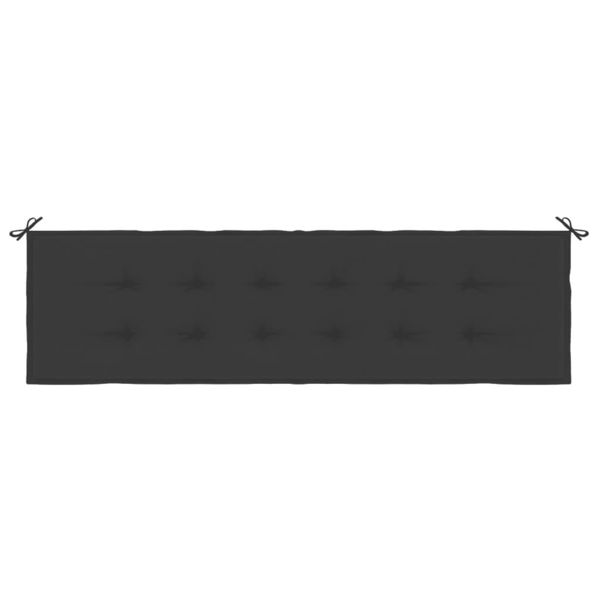 Voir la diapositive 4 : VIDAXL Coussin de banc de jardin noir 180x50x3 cm tissu oxford