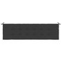 Voir la diapositive 4 : VIDAXL Coussin de banc de jardin noir 180x50x3 cm tissu oxford