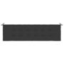 Voir la diapositive 4 : VIDAXL Coussin de banc de jardin noir 180x50x3 cm tissu oxford