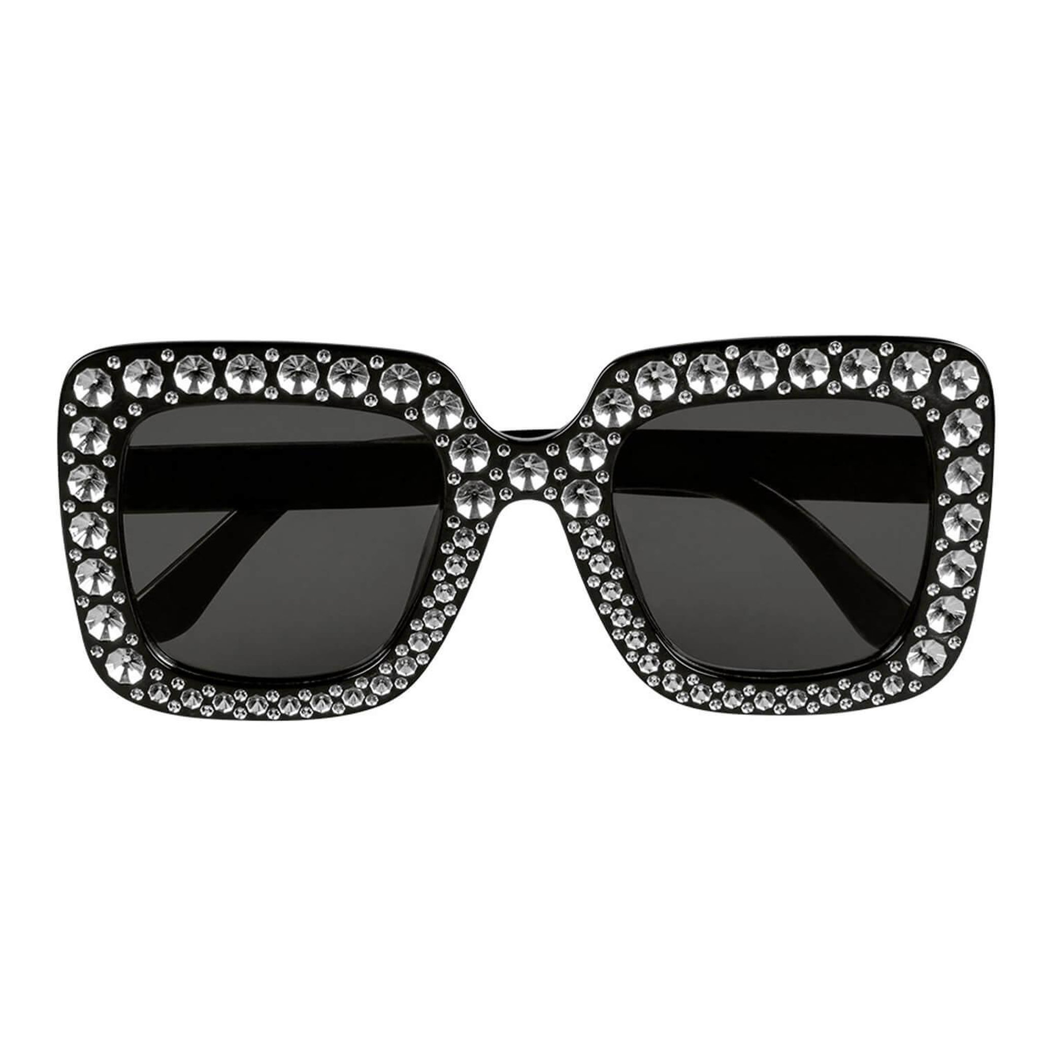 Voir la diapositive 3 : Boland Lunettes Party Bling Bling - Noires