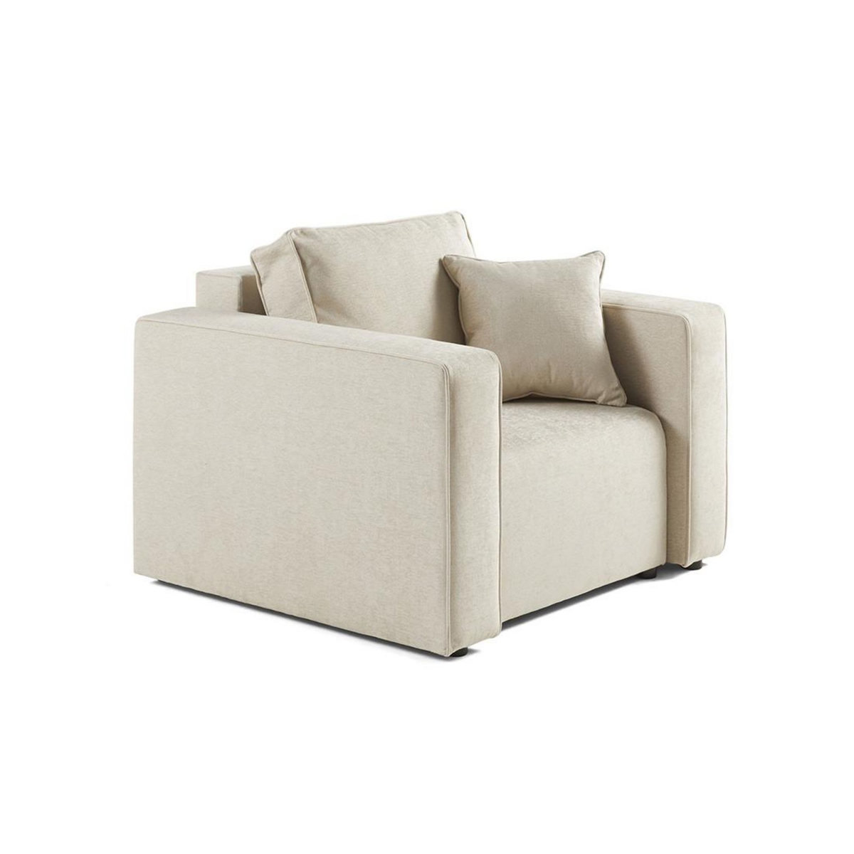 BEST MOBILIER Topaze - fauteuil - en tissu