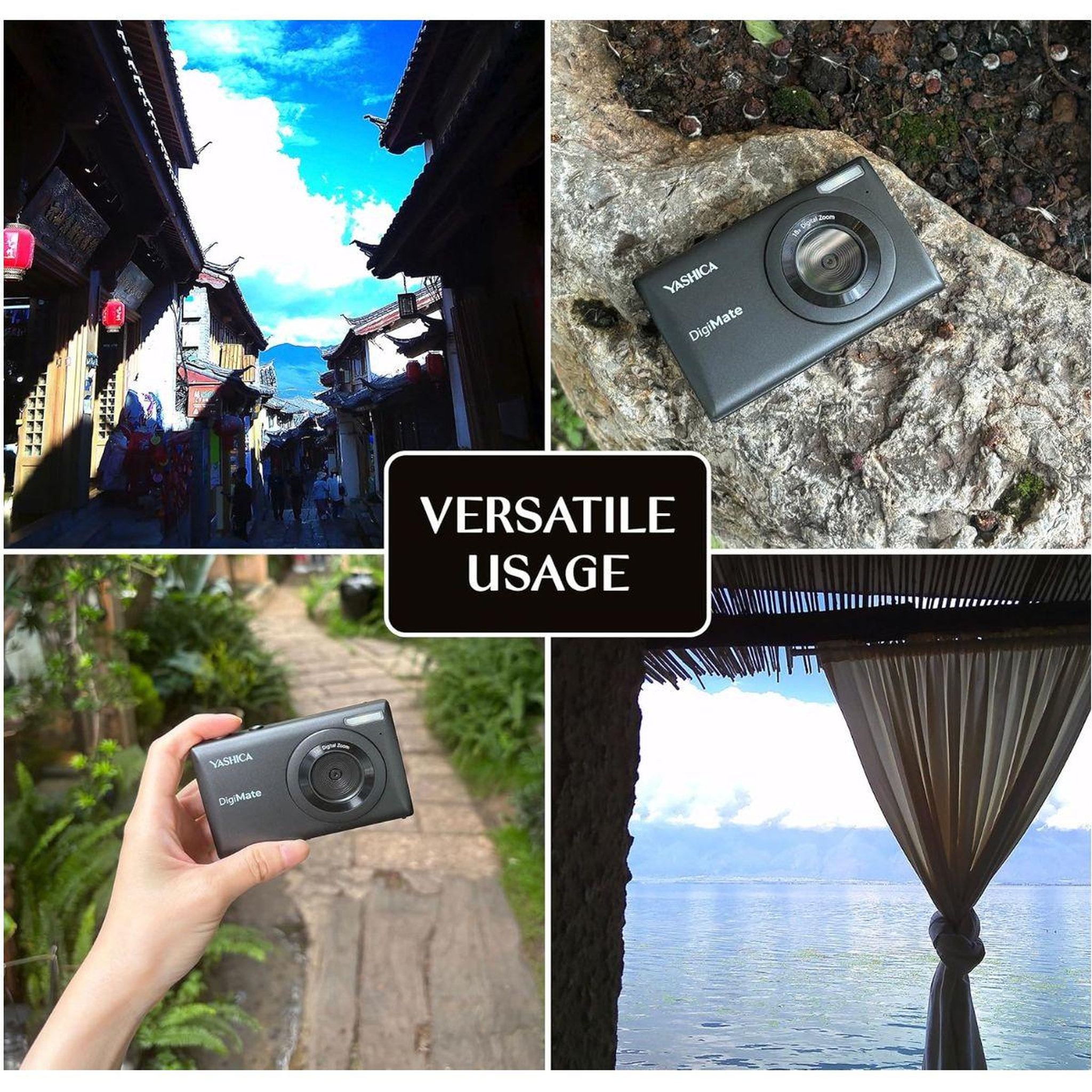 Voir la diapositive 5 : YASHICA Appareil photo compact digimate 100 black