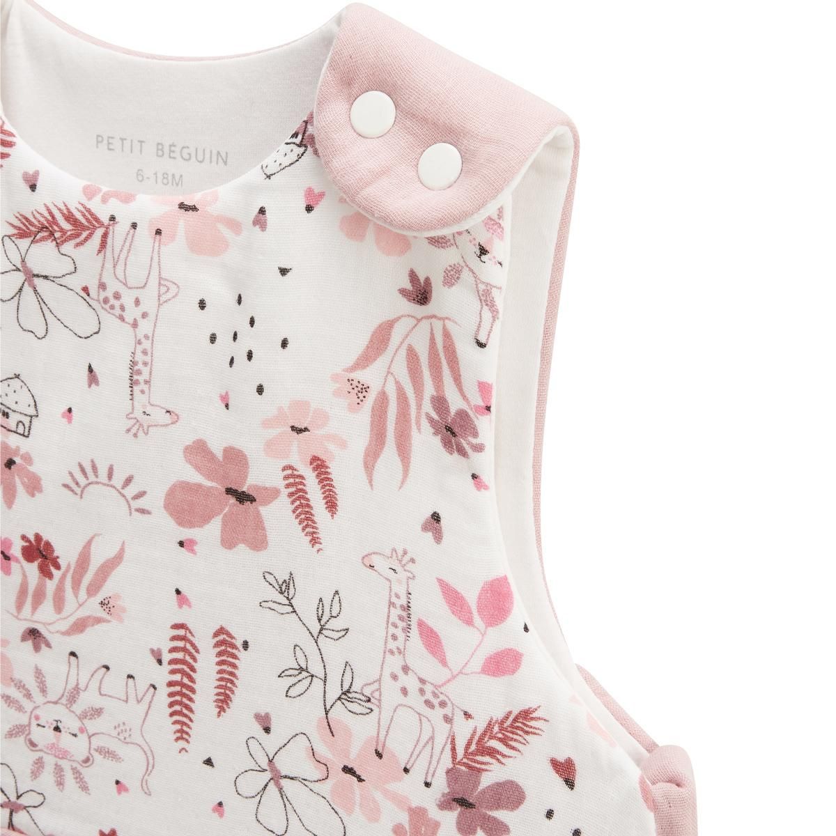 Petit Béguin Gigoteuse TOG 2 en gaze de coton Petit Safari