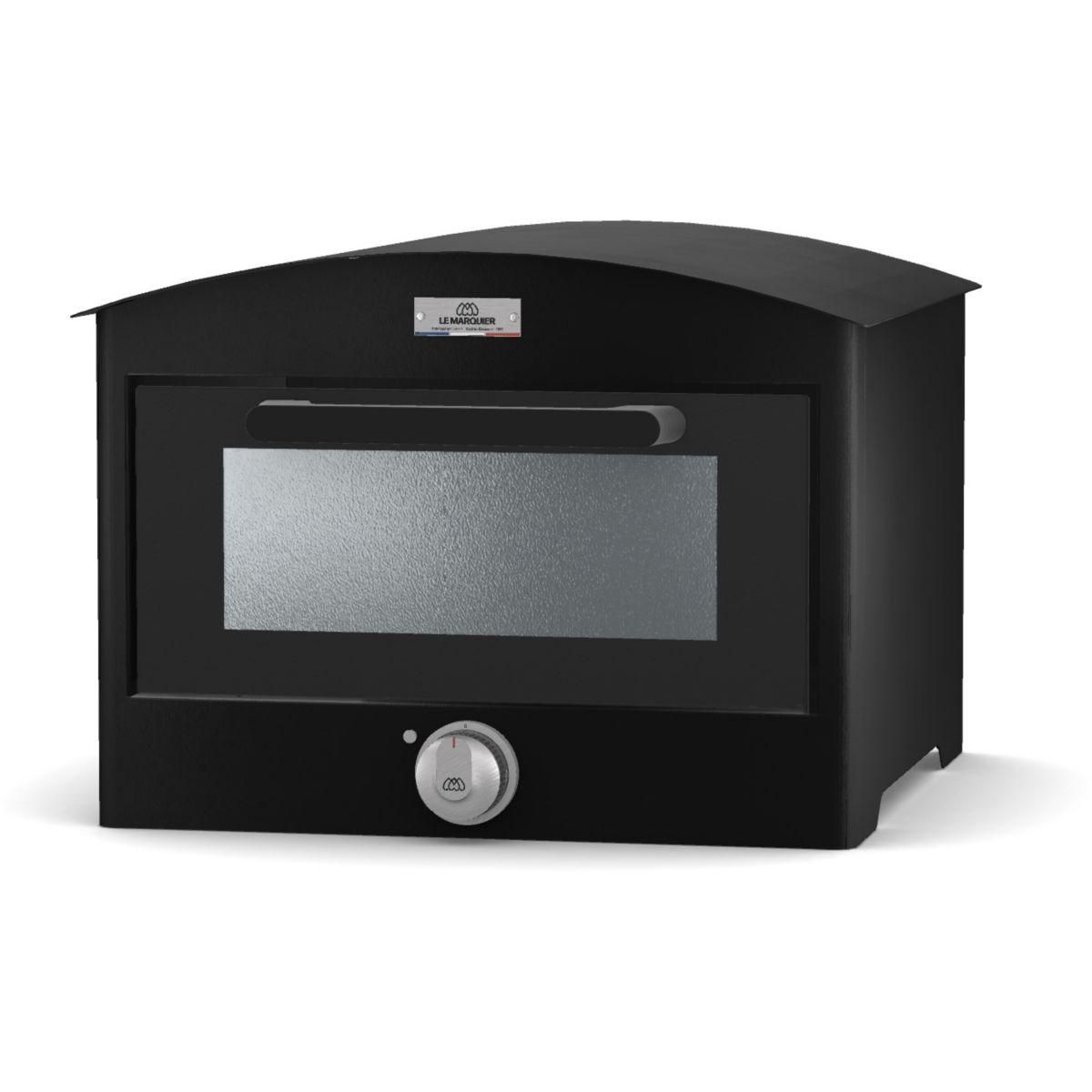 Le marquier Four à pizza électrique Signature 350 noir pizza 30 cm, jusqu'à 350°C