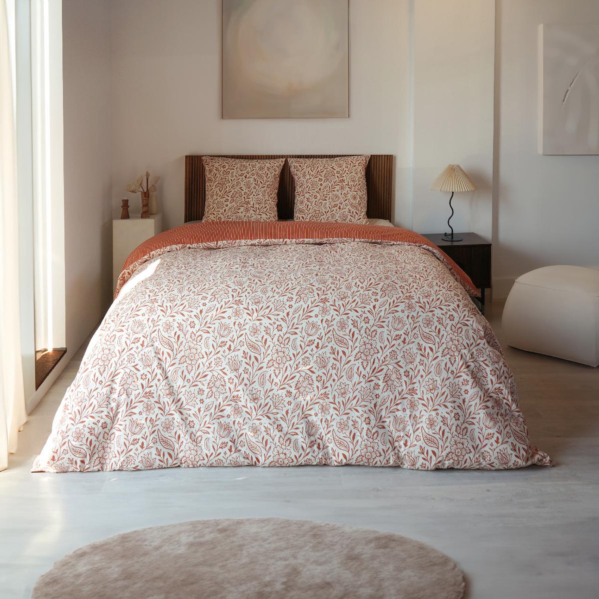 Blanc / Orange