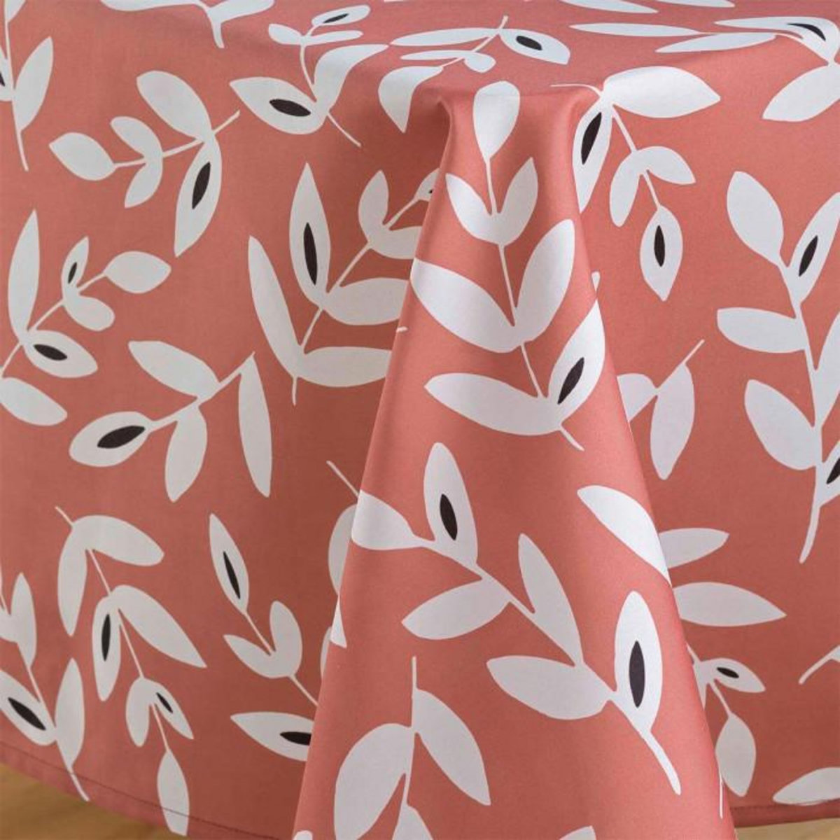 Paris Prix Nappe en Microfibre  Bellys  140x240cm Terracotta