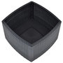 Voir la diapositive 4 : VIDAXL Table d'appoint Anthracite 54x54x36,5 cm Plastique