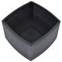 Voir la diapositive 4 : VIDAXL Table d'appoint Anthracite 54x54x36,5 cm Plastique
