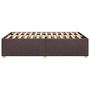 Voir la diapositive 5 : VIDAXL Cadre de lit sans matelas marron fonce 120x190 cm tissu