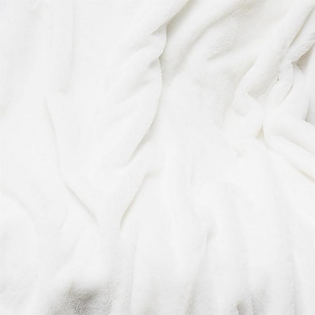 Paris Prix Plaid Imitation Fourrure  Opulence  120x150cm Blanc