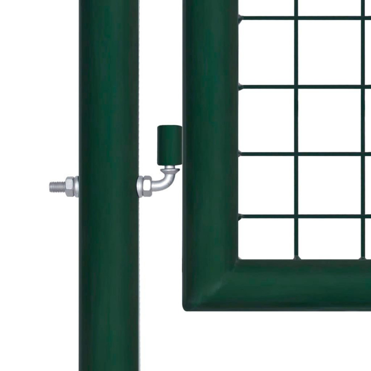 VIDAXL Portail de cloture acier 100x125 cm vert