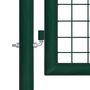Voir la diapositive 3 : VIDAXL Portail de cloture acier 100x125 cm vert