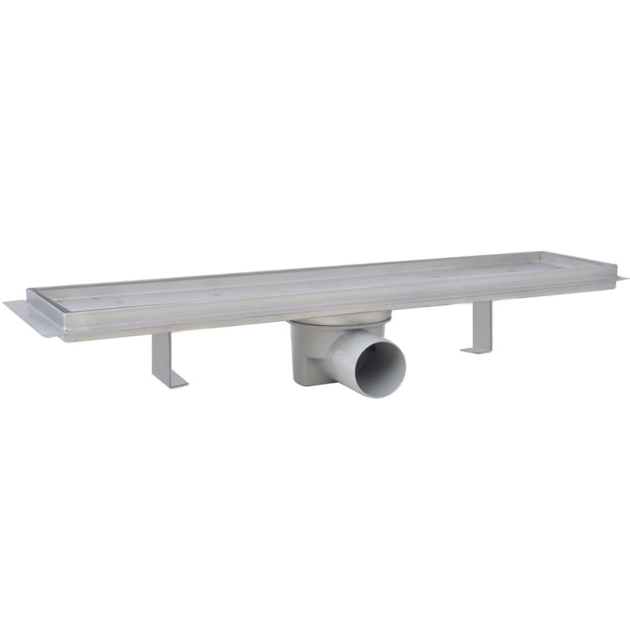 Voir la diapositive 3 : VIDAXL Drain de douche lineaire 2 pcs 530 x 140 mm Acier inoxydable