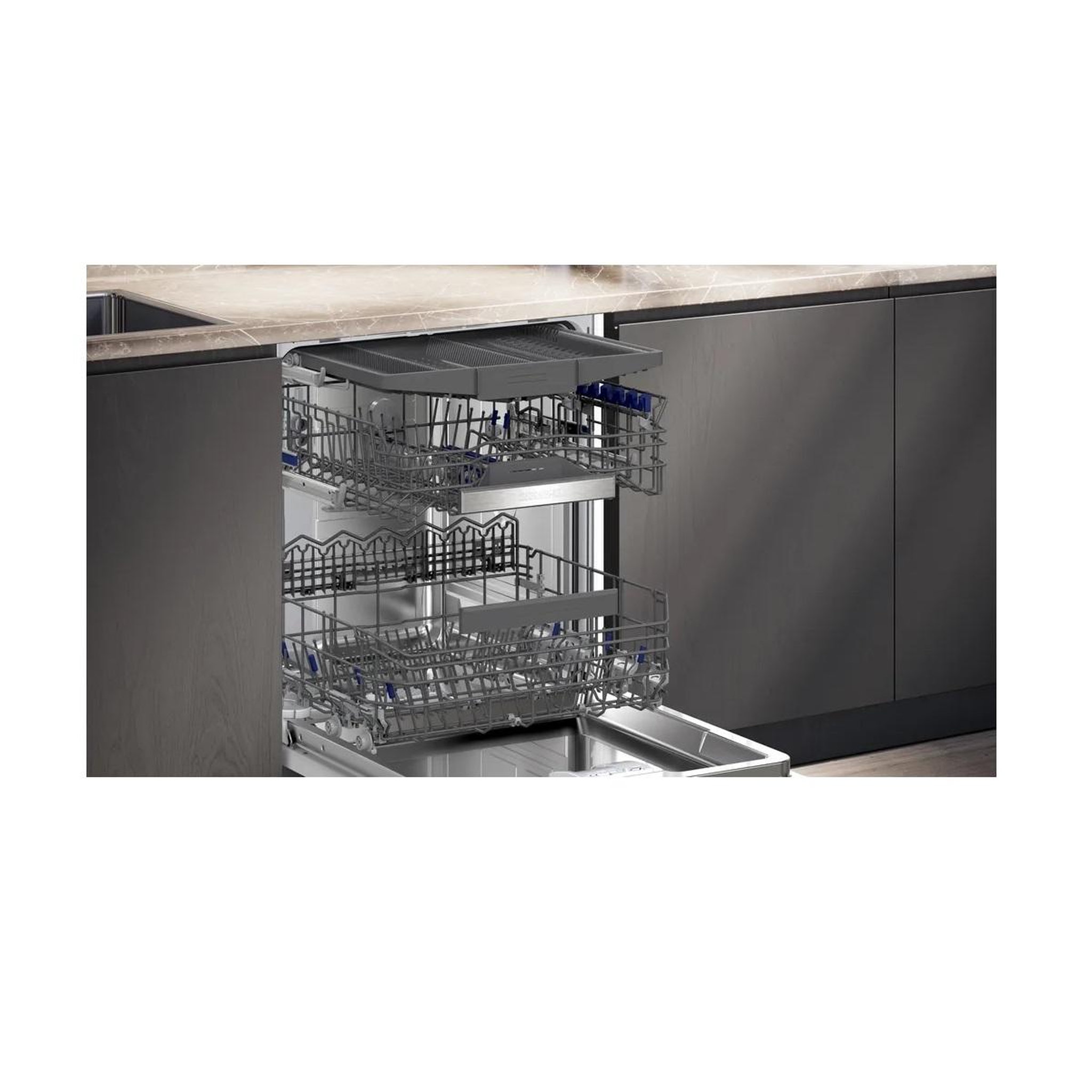 Voir la diapositive 3 : Siemens Lave-vaisselle 60cm 14 couverts 42db tout intégrable - sn65ex23ce