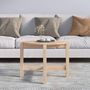 Voir la diapositive 3 : VIDAXL Table basse Ø 62,5x45 cm Bois massif de pin