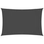 Voir la diapositive 2 : VIDAXL Voile de parasol tissu oxford rectangulaire 2x4 m anthracite