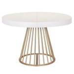 Paris Prix Table de Repas Extensible  Resoa  110-260cm Blanc