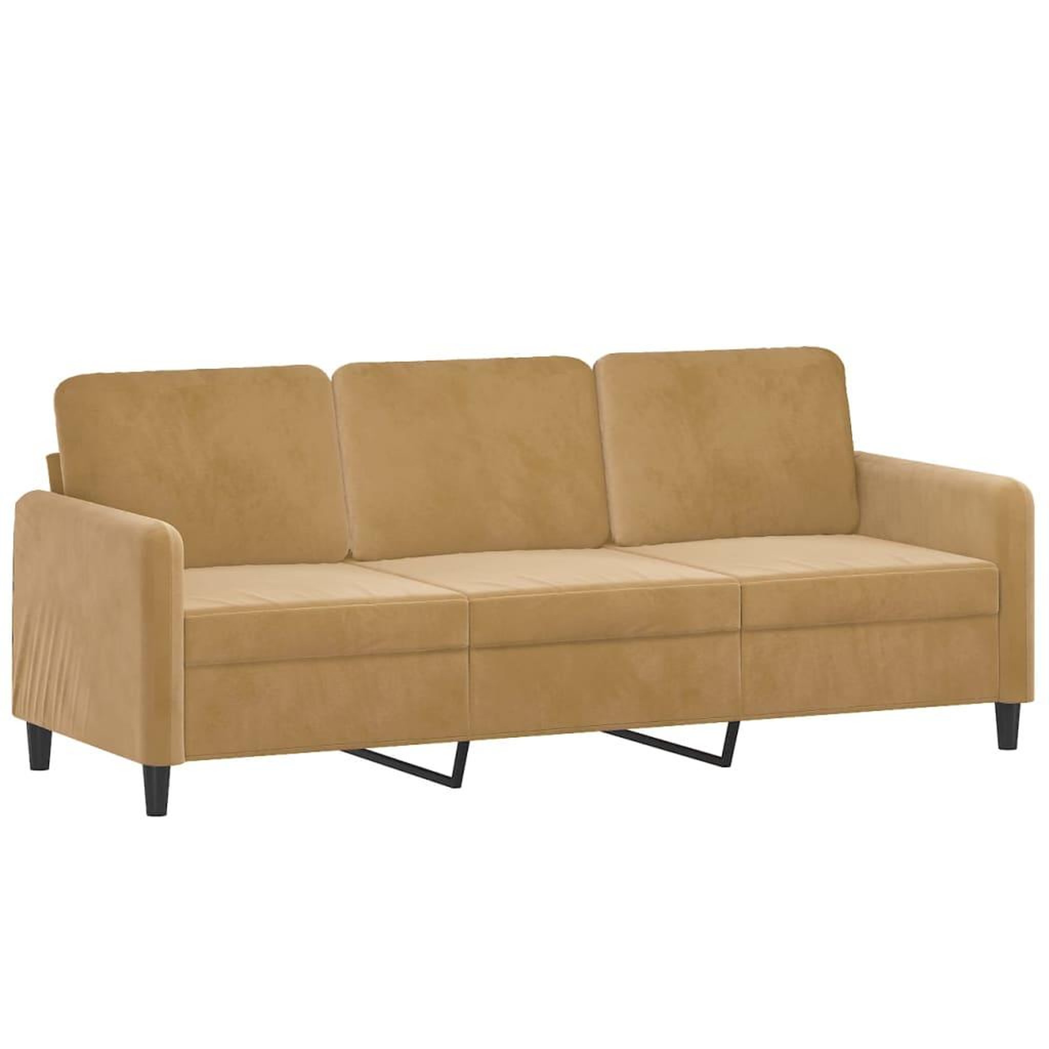 Voir la diapositive 4 : VIDAXL Ensemble de canapes 2 pcs avec coussins marron velours