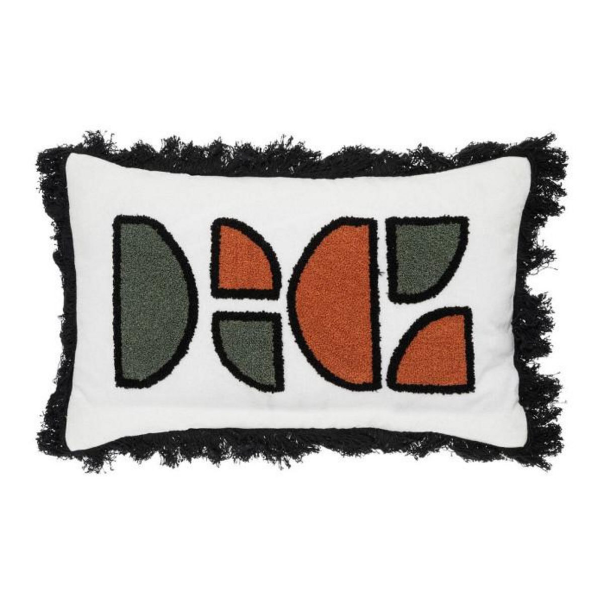 ATMOSPHERA Coussin Déco Brodé  Jaiko  30x50 Multicolore