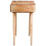 Voir la diapositive 4 : VIDAXL Coiffeuse avec miroir 112x45x76 cm Bois d'acacia massif