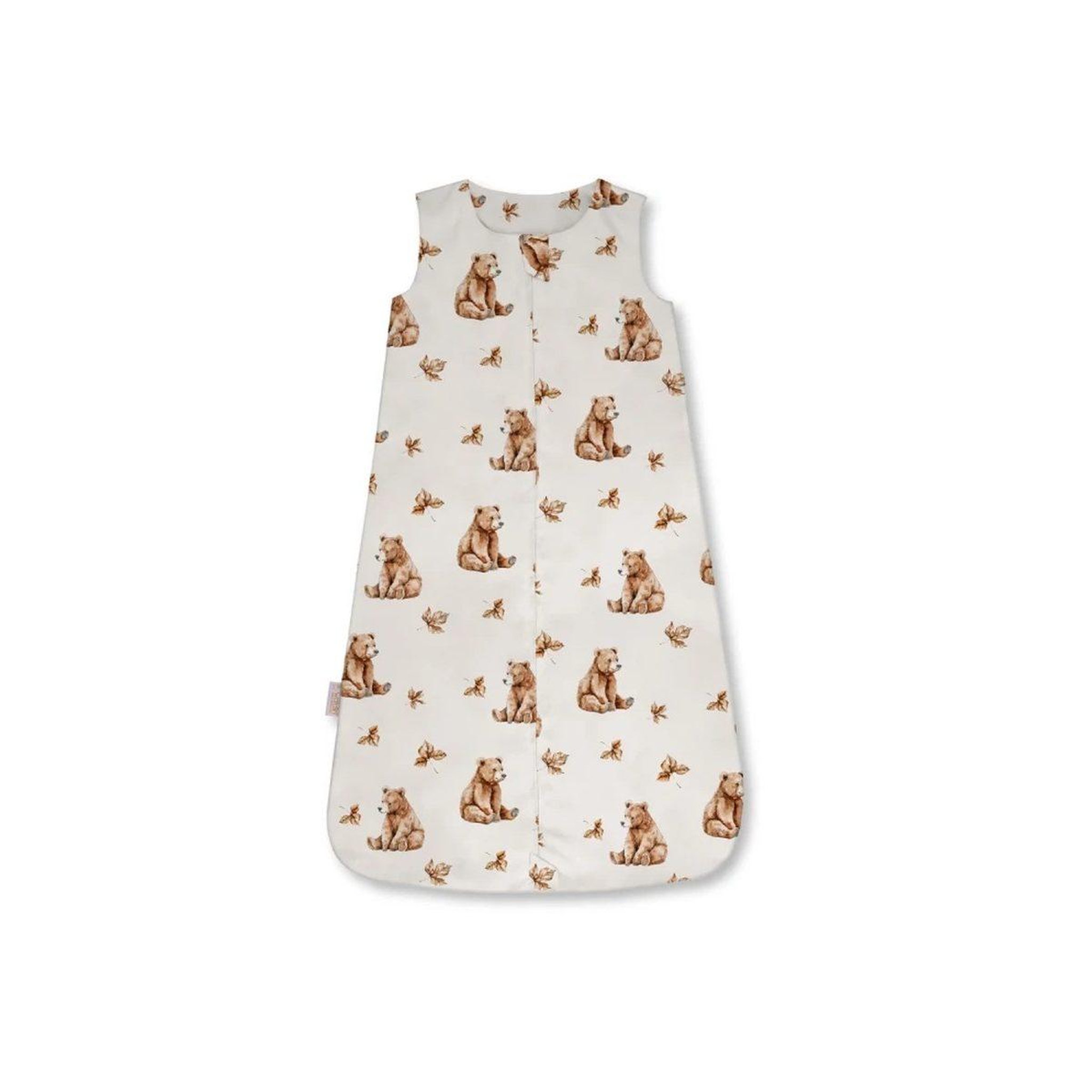 WALDIN Gigoteuse en bambou 50 × 90 cm 0,5 TOG - taille M - motif oursons, beige