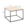 Voir la diapositive 6 : LISA DESIGN Alamosa - table basse - effet travertin - 60 cm