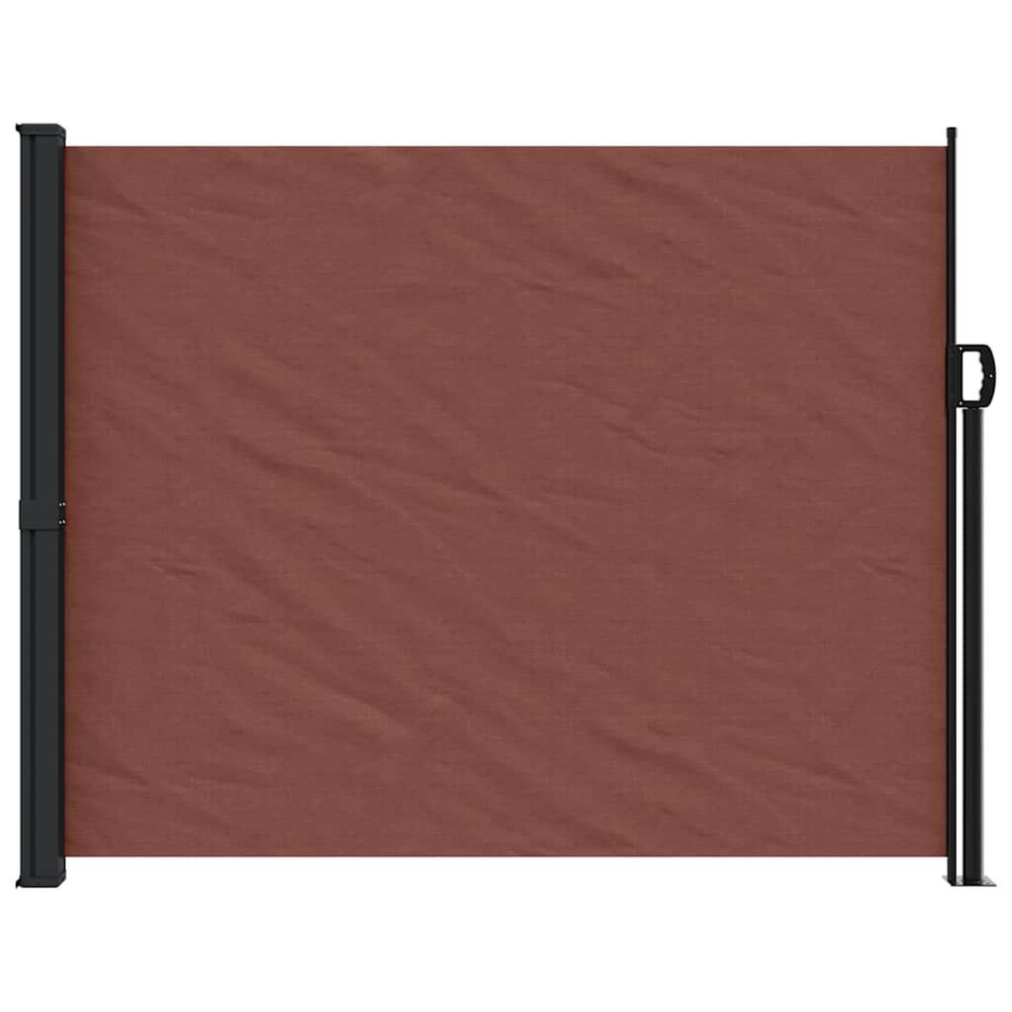 Voir la diapositive 3 : VIDAXL Auvent lateral retractable marron 160x600 cm