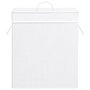 Voir la diapositive 4 : VIDAXL Panier a linge avec 2 sections bambou blanc 100 L