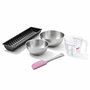 Voir la diapositive 1 : ZENKER Set de 5 ustensiles de pâtisserie moule à gâteaux bol spatule pâtisserie et verre doseur Black metallic Black mettallic Zenker  Black mettallic