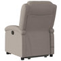 Voir la diapositive 5 : VIDAXL Fauteuil inclinable de massage Taupe Tissu