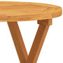 Voir la diapositive 5 : VIDAXL Table de bistro Ø46x47 cm Bois d'acacia massif