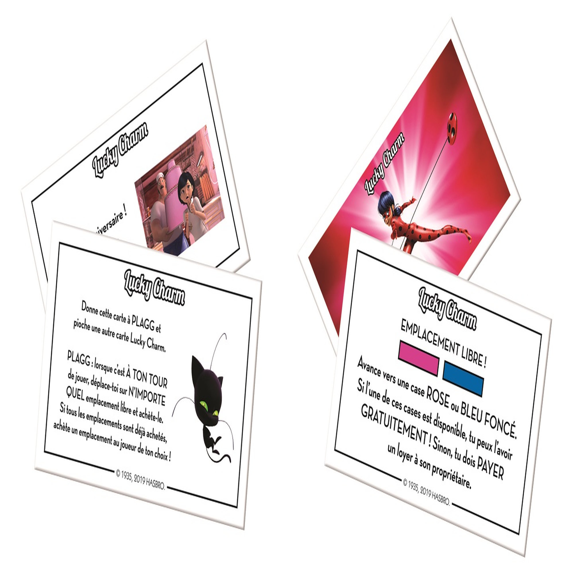 Voir la diapositive 3 :  WINNING MOVES Jeu Monopoly junior - Miraculous Ladybug 
