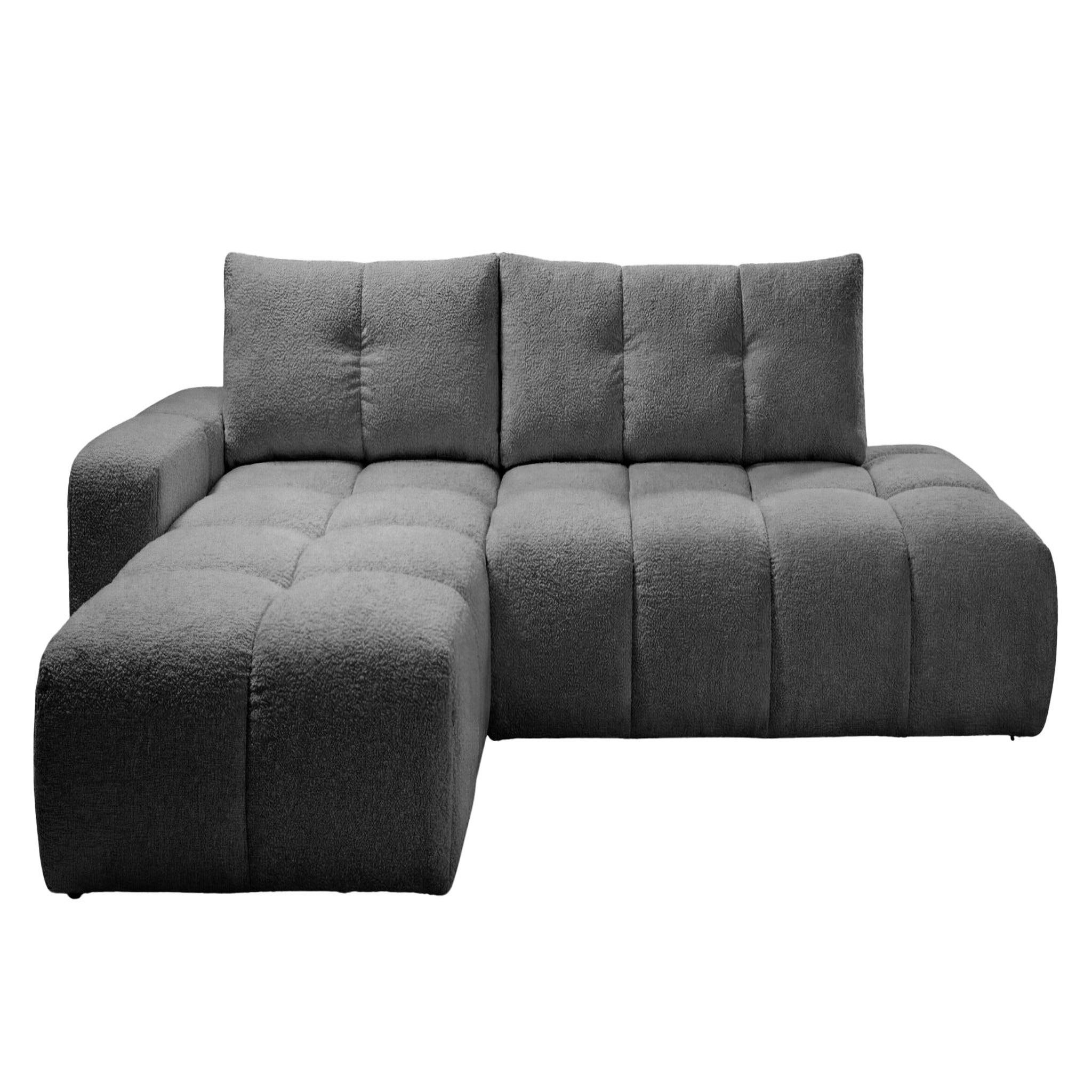 Voir la diapositive 1 : CASANOVA PARIS Constance - canapé d'angle tissu chenille