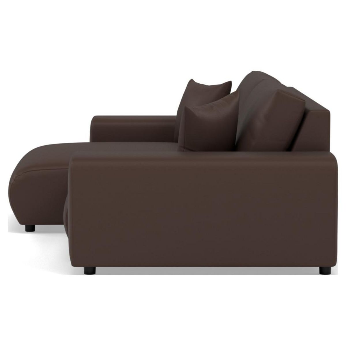 LISA DESIGN Garance - canapé d'angle réversible 4 places en simili