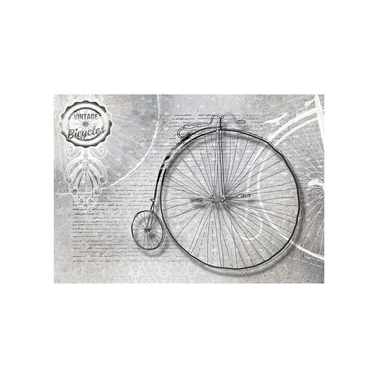 Paris Prix Papier Peint  Vintage Bicycles Black & White