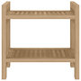 Voir la diapositive 3 : VIDAXL Table d'appoint de salle de bain 45x30x45cm bois de teck solide