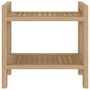 Voir la diapositive 3 : VIDAXL Table d'appoint de salle de bain 45x30x45cm bois de teck solide