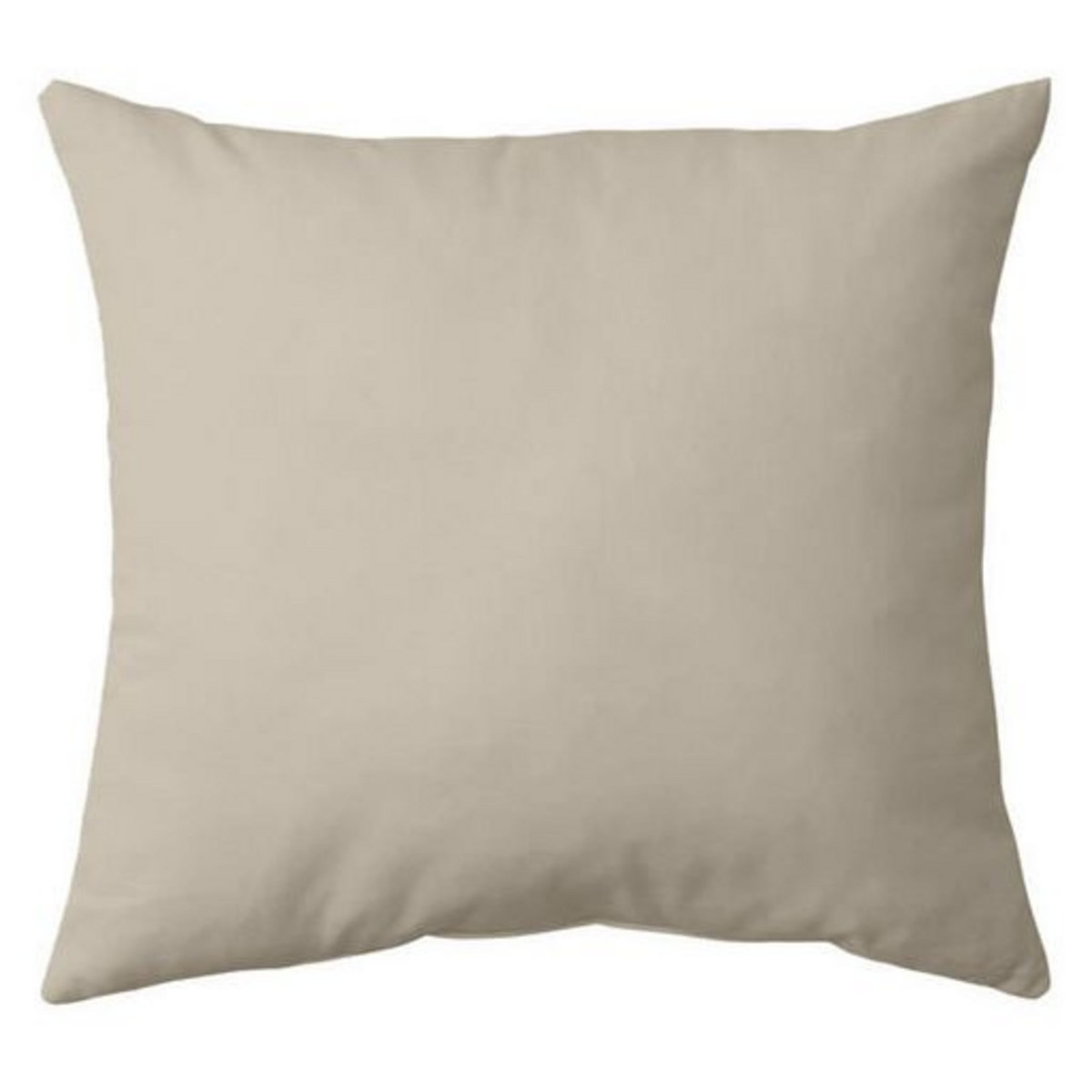 Taie d'oreiller unie en polyester