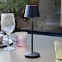 Voir la diapositive 4 : Lumisky Lampe de table sans fil EMILY Noir Aluminium H25cm